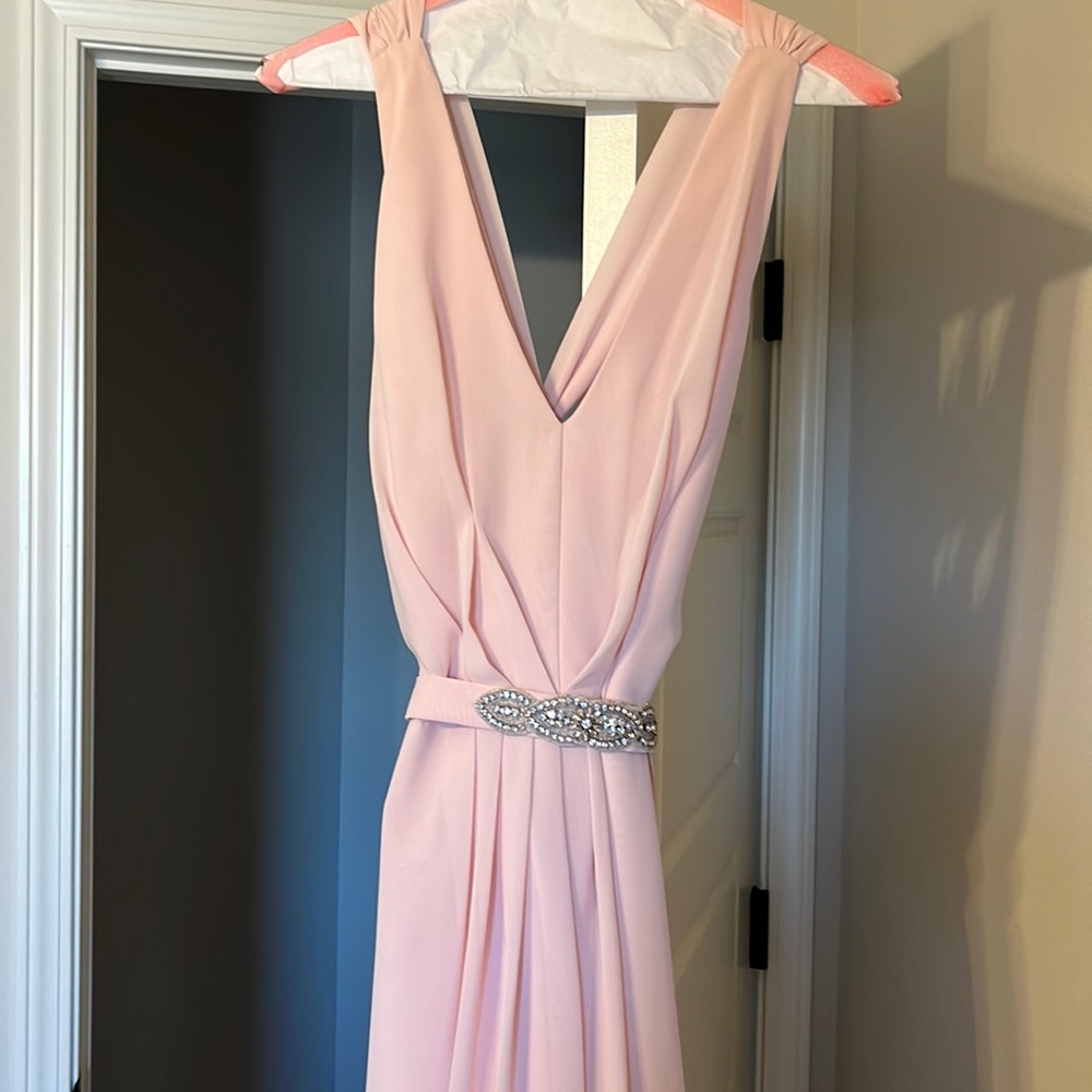 Blush Bridesmaid Dress